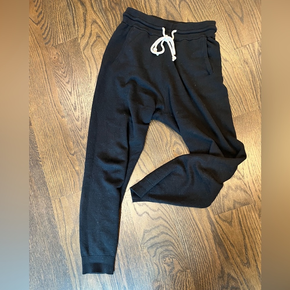 NAKED CASHMERE sweats. Size small. Black. Like new!